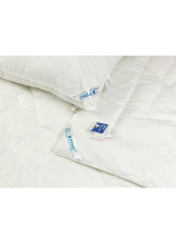 Одеяло искусственный лебяжий пух тик всесезонное белое евро 225 гр/м2 (100001487) Руно (307413818)