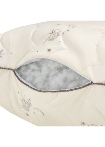 Подушка антиалергенна 70х70 см Merino / Меріно з блискавкою бежева ArCloud (370441819)