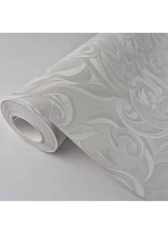 Виниловые обои 1.06 × 10.05 м 520536, светло-серые с рельефным рисунком для гостиной, спальни, кабинета Sintra (361205063)