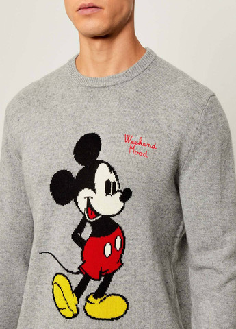 Сірий зимовий светр MC2 Saint Barth