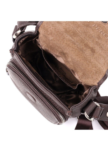 Компактна чоловіча сумка з м'якої натуральної шкіри 20844_1 (9027-12.5 moro) Коричневий Tony Perotti (361401107)