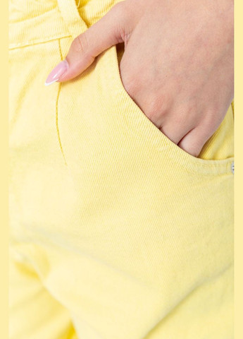 Джинсовые женские шорты, цвет желтый, Ager (292131503)