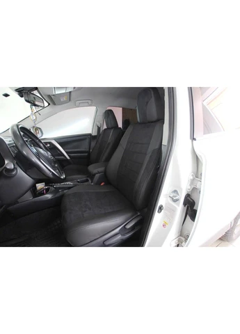 Авточехлы Toyota RAV4 2013-2015 (Экокожа+Замша) Чехлы в салон EMC-ELEGANT EMC ELEGANT (398183235)