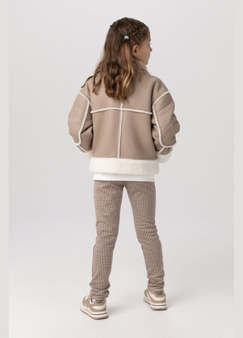 Дубленка для девочки 8587 164 см Бежевый (2000990214034W) shop (2000990214034) Yekipeer (269367249)