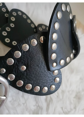 Шкіряний ремінь у формі сердець із заклепками Zara (354816878)