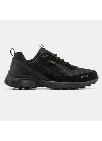 Черные демисезонные кроссовки мужские nike rivah gore-tex black winter fur | найк ривах черные No Brand