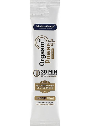 Біологічно активна добавка для підтримання лібідо жінок Orgasm Power for Women Drink 10ml (1145361-44909919) Medica-Group (368658992)