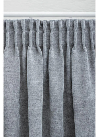 Шторы из матового шенила 2шт. 1,5м х от 2,5м до 3м HYGG (370367262)