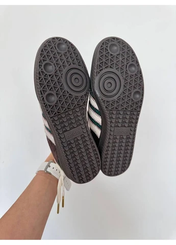 Зелені кросівки чоловічі adidas samba notitle green/brown адідас самба зелені демісезон No Brand