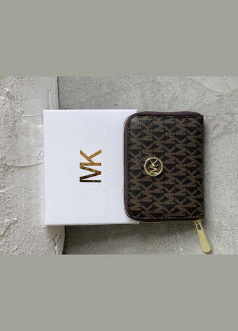 Кошелек женский Майкл Корс мини большой коричневый логотип No Brand (318022039)