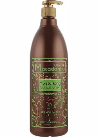 Зволожувальний кондиціонер з маслом макадамії Olio Di Macadamia Moisturizing Conditioner 1000ml (164663-77765) Kleral System (368659917)