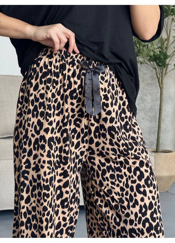 Коричневая комплект домашний. пижама женская. костюм домашний No Brand