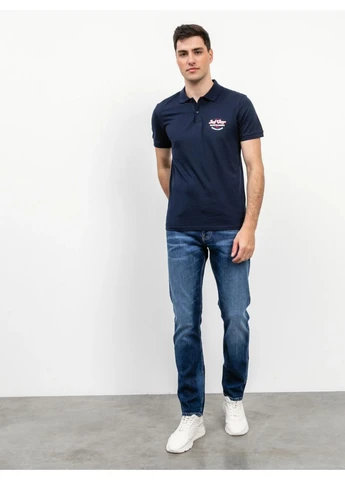 Цветная футболка-поло jjandy polo ss 12223714-navy blazer-print:small scale jackandamp;jones l темно-синий 12223714-navy blazer-prin для мужчин JACK&JONES