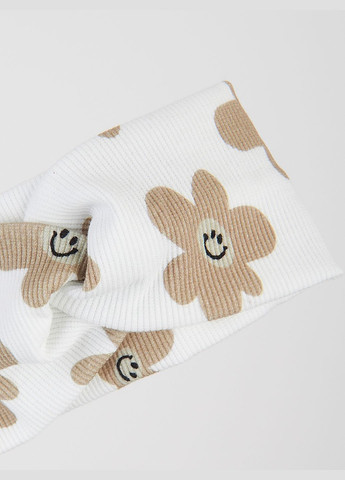 Повязка для девочки "Бежевые ромашки" KRAKO (324407575)