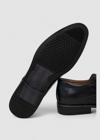 Темно-синие туфли мужские с перфорацией, 243rc301 KangFu