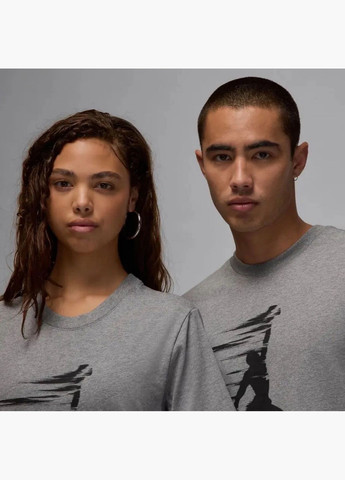 Сіра футболка чоловіча mvp jm ss crew grey fz1919-091 Air Jordan