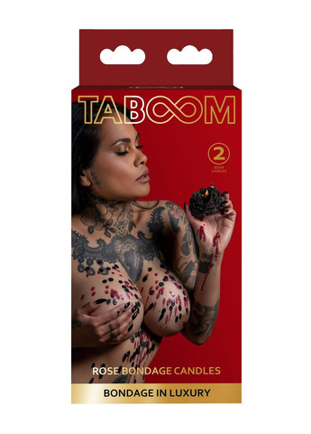 Свічки низькотемпературні БДСМ Rose Japanese Drip Candle, 2 шт Taboom (306441322)