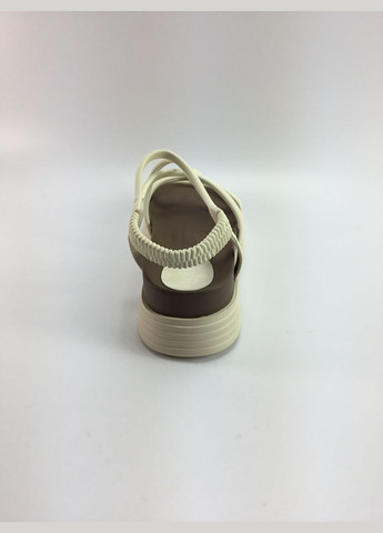 Бежевые женские босоножки ALLSY без застежки