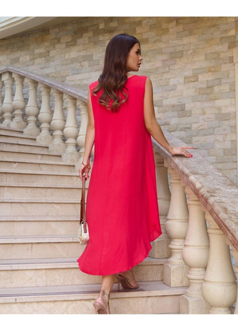 Червона повсякденний сукні 14783 червоний ISSA PLUS