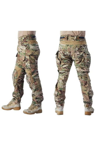 Тактичні (бойові) штани G3 v2 Combat Pants with Knee Pads Multicam 3205 з наколінниками S IDOGEAR (301649749)
