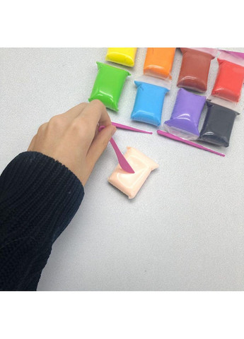 Повітряний пластилін, ЦЕНА ЗА 12 ШТУК В ПАКОВКУ, стеки, у пакеті (C73369) TK Group (369733441)