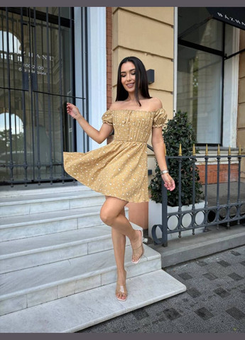 Бежева сукня жіноча No Brand