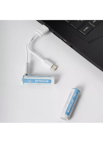 Акумуляторні батарейки Compact Energy Pro AA 2 pcs 4100mWh Proove (372474760)