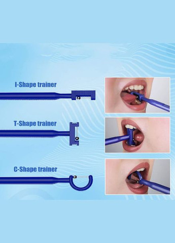 Логопедический тренажер Набор массажеров для языка “Ортек” 6x18 см HBC (372890153)