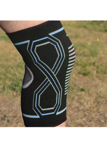 Наколенники спортивные PP-4099 Knee Support Черно/Синие (пара) PowerPlay (397598807)