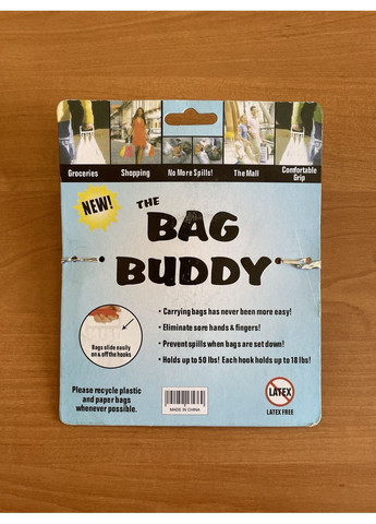 Універсальна ручка для перенесення пакетів та овочевих сіток Bag Buddy BTB (370589581)