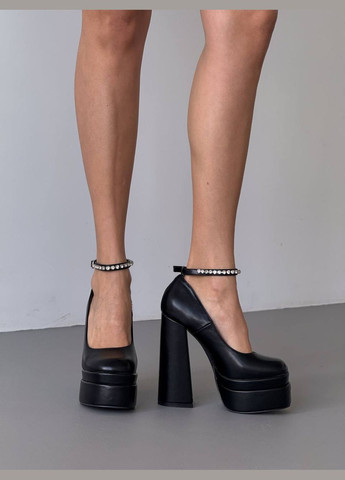 No Brand Туфлі чорний з, — (329609784)