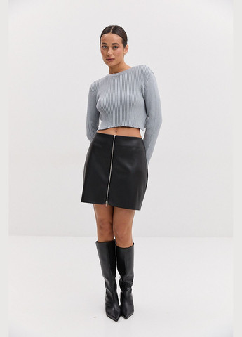 В'язана жіноча кофта укорочена світло-молочного кольору Arjen (317233815)