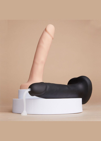 Фаллоимитатор, заканчивающий Squirting Cum Dildo Realistic Black, диам. 3,9 см, силикон Strap-On-Me (335392399)