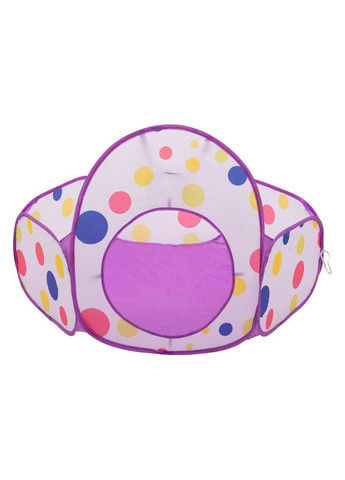 Палатка детская 3 в 1 70×70×90 см игровая палатка с туннелем и бассейном Фиолетовый HP-S-4NDV LUGI (370707695)