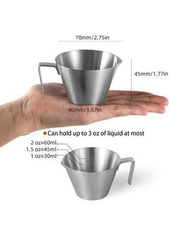 Вершник 100мл. MHW-3Bomber Джаг для еспресо Металик Sanding (R-G5140-VS) No Brand (303975080)