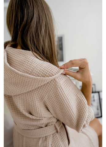 Вафельний халат з капюшоном XL Vishnya (360240355)