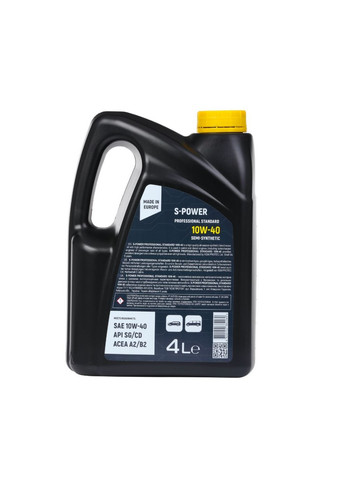 Моторное масло Standard (4 л, 10W-40) полусинтетическое всесезонное (41097) S-power (295032552)