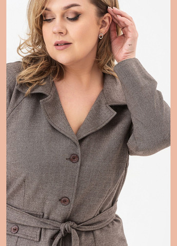 Коричнева сукня aurora Garne однотонна