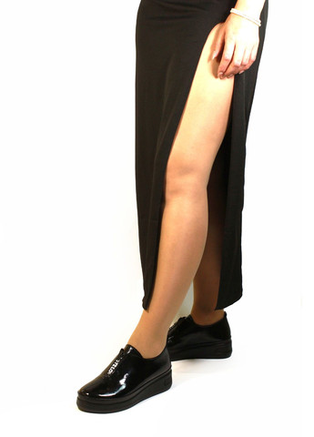 Черные слипоны It-Girl лаковые