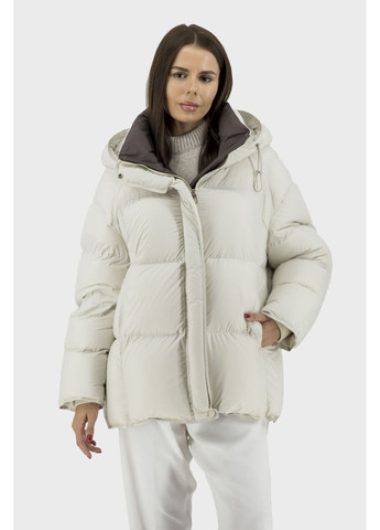 Молочный зимний Пуховик No Brand