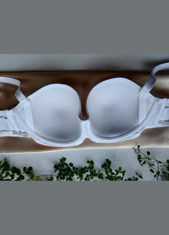 Белый бюстгальтер балконет 6004. бретели снимаются. лейлив Leilieve полиамид