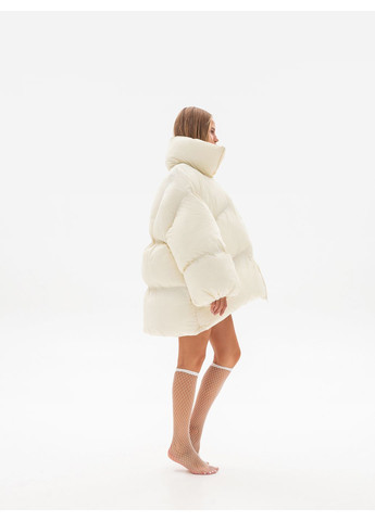 Бежевая зимняя куртка женская зимняя oversized ZF inspire