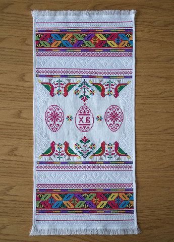 Рушник на великодній кошик Едельвіка білий р.0,30х0,66м(313-24/09) Edelvika (322327109)