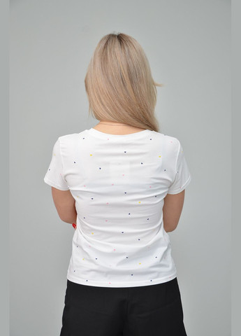 Біла всесезон жіноча футболка, повсякденна, різні кольори (розмір: s, m, l, xl, ) No Brand
