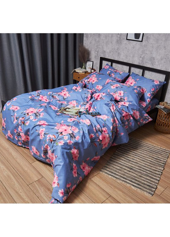 Комплект постільної білизни Микросатин Premium «» King Size 220x240 наволочки 2х50х70 (MS-820007526) Moon&Star Blossom Sky (356115620)