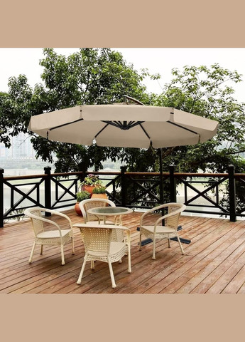 Парасолька садова EMPOLI 300см бежева Di Volio (301538539)