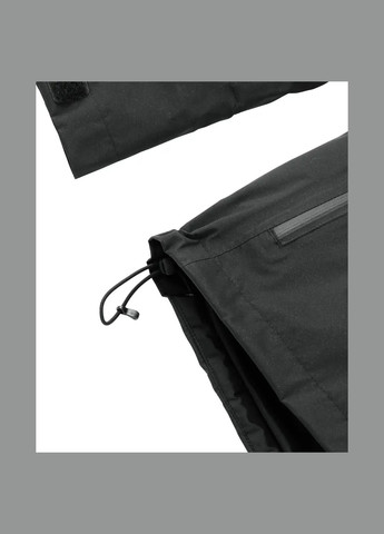 Чорна демісезонна куртка warm rain jacket чорний Shimano