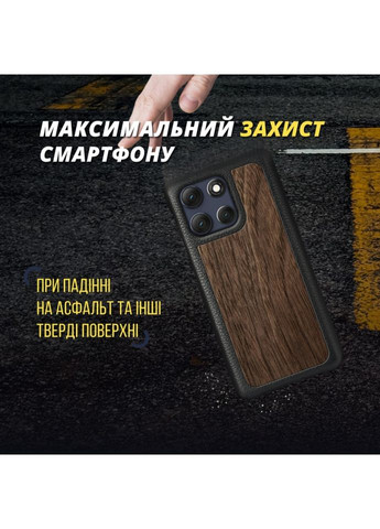 Кожаная накладка WoodBacker для Motorola Moto G86 (79752) Stenk (362376377)