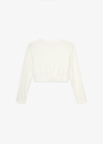 Молочная однотонная блузка MyChance демисезонная