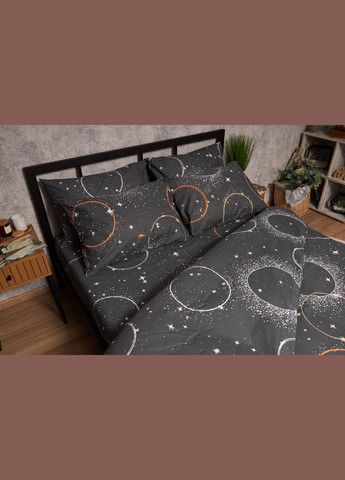 Комплект постільної білизни Бязь Gold Люкс «» полуторний євро 160х220 наволочки 4х70х70 (MS-820005659) Moon&Star Cosmic Glow (302973796)